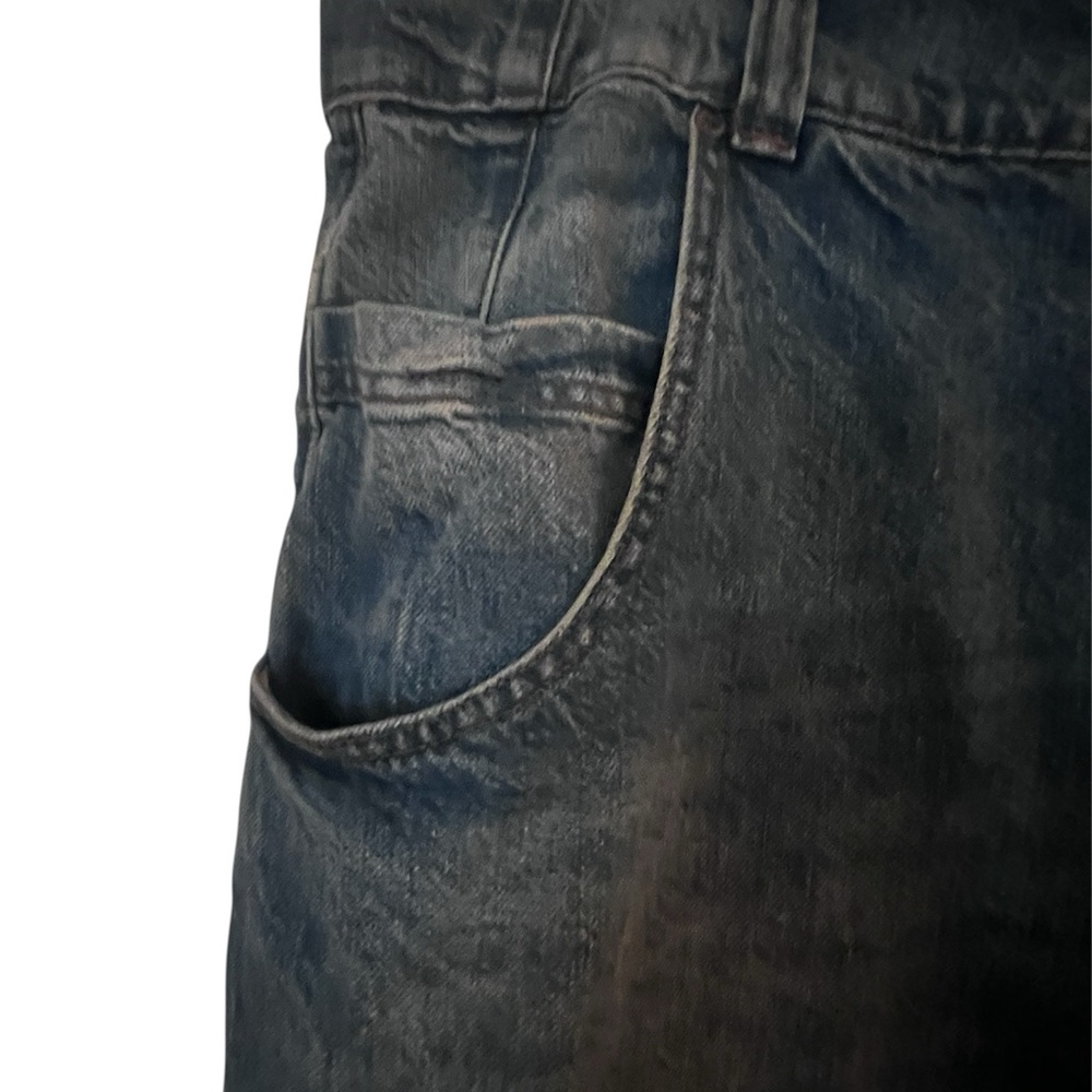 Zara Medium Blue Loose Fit Denim